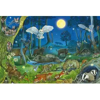 Schmidt Spiele Tiere nachts im Wald 100 Teile