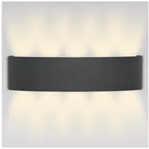 Grafner Wandleuchte (IP54) schwarz