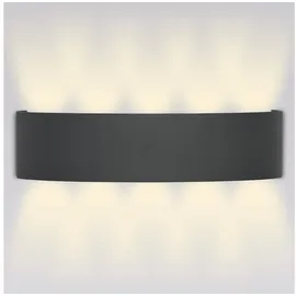Grafner Wandleuchte (IP54) schwarz