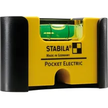 Stabila Wasserwaage Pocket Electric Gelb 7 cm