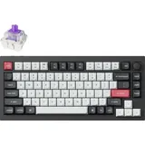 Keychron Q1 HE Kabellose Tastatur mit Hall Effect Gateron Double-Rail Magnetic Nebula, Switch Q1H-M1