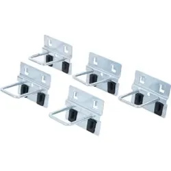 BGS U-Haken-Satz, für Schrankwand-System, 5-tlg.