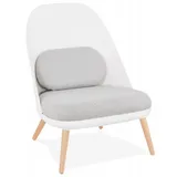 KADIMA DESIGN Loungesessel, Grau, Textil 66x76x74 cm, Wohnzimmer, Sessel, Polstersessel
