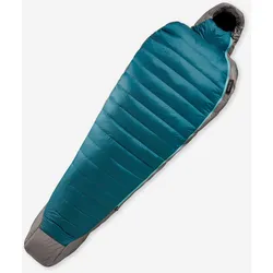 Daunenschlafsack Trekking - MT900 10 °C, blau|grau|grün, M
