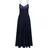 Vera Mont Abendkleid Volant Blau 44