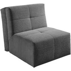 Nehl Schlafsessel Solino Cord Grau Anthrazit