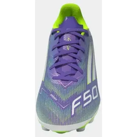 adidas F50 League MG Erwachsene Purple Rush/FTWR White/Lucid Lemon 45 1/3
