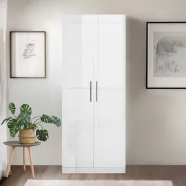 OTTO home Drehtürenschrank Sylt 80 x 200 x 52 cm Weiß
