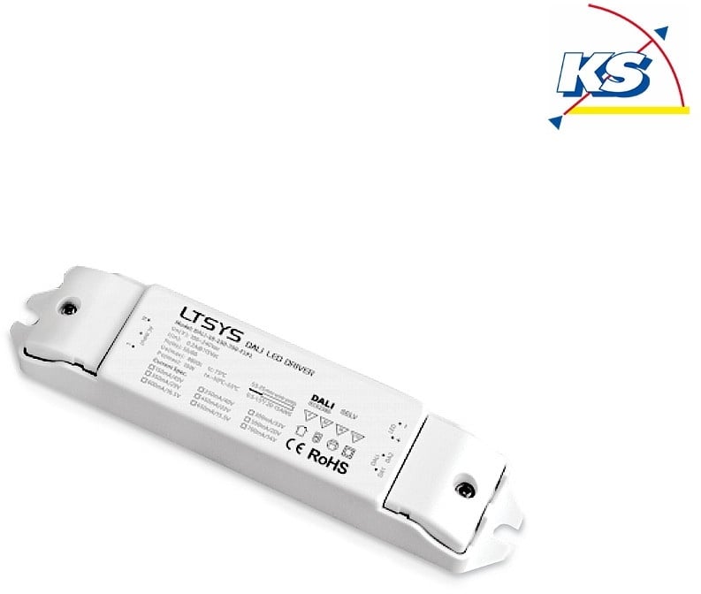 Ideal Lux Optionales Betriebsgerät für LED Einbaustrahler DYNAMIC, DALI dimmbar, 17W, 250mA konstant IDEA-216027