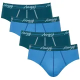 SLOGGI Herren Slips 4er Pack - Start midi C4P box, Baumwolle Blau M