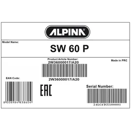 Alpina Benzin-Kehrmaschine SW 60 P 60 cm