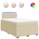 Maison Exclusive - Boxspringbett Mit Matratze Creme 120x200 Cm St
