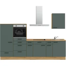 Nobilia Küchenzeile Easytouch I 300,3 cm grün