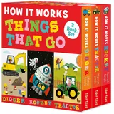 Tiger Tales How it Works: Things That Go 3-Book Boxed Set: Digger; Rocket; Tractor
