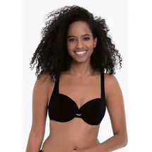 Rosa Faia Bügel-Bandeau-Bikini-Top Damen Schwarz 40 Cup C