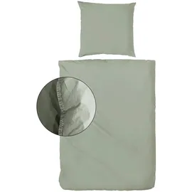 Primera Stone Washed olive 135 x 200 cm + 80 x 80 cm