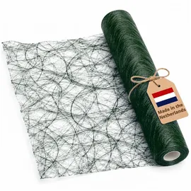 DecoHomeTextil Heimtextilmanufaktur Tischläufer Deco Netz Tischband Dekoration Dekor Breite 30cm Farbe+Länge wählbar grün 30 cm x 2500 cm