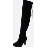 sheego Overknees Damen Schwarz 41