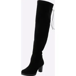 sheego Overknees Damen Schwarz 41