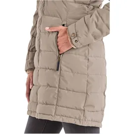 KILLTEC G.I.G.A. DX by Killtec GW 13 Wmn Qltd Prk Funktionsparka Steppparka mit abzippbarer Kapuze, hellbeige, 44 EU