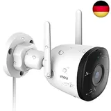 Imou Überwachungskamera Aussen, 1080P WLAN IP Kamera Outdoor Wasserdicht IP67