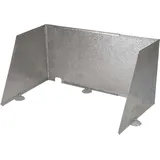 Crespo Windschutz für Küchenschrank AL 105, Silber