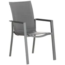 Dehner Palermo Stapelstuhl 56,5 x 67 x 91,5 cm grau