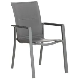 Dehner Palermo Stapelstuhl 56,5 x 67 x 91,5 cm grau