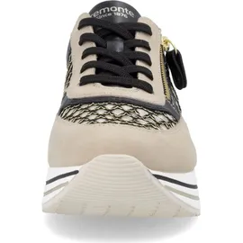 remonte D1329 Damen Weite E Beige/Schwarz 36
