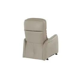 Hukla Relaxsessel Tobias Leder 75 x 102 x 88 cm Grau mit Relax-Funktion