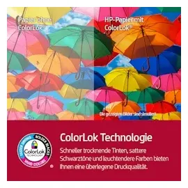 HP ColorChoice A4 120 g/m2 250 Blatt matt weiß