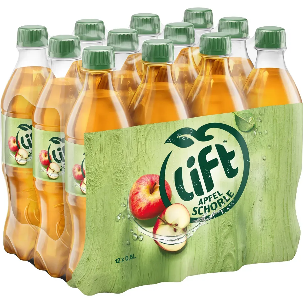 Lift Apfelschorle EW PET 12x 0,5 Liter (EINWEG)