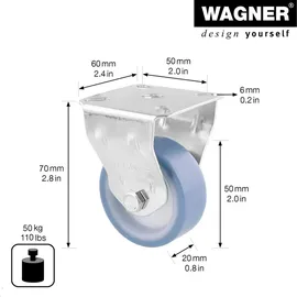 Wagner System Bockrolle ECO 50 kg