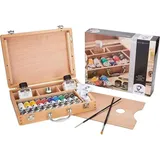 Van Gogh ROYAL TALENS Van Gogh Holzkoffer-Set Ölfarben Basic