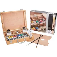 Van Gogh ROYAL TALENS Van Gogh Holzkoffer-Set Ölfarben Basic