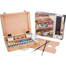 Van Gogh ROYAL TALENS Van Gogh Holzkoffer-Set Ölfarben Basic