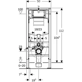 Geberit Duofix für Wand-WC, 112cm, mit Sigma UP-Spülkasten inkl. & Connect Box (111.900.00.5)