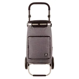 Franky Einkaufstrolley ER10 54 l Schwarz/Weiß
