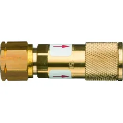Schlauchkupplung Körper Sauerstoff G 1/4"Rh BW