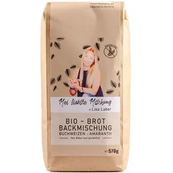 Bio Brotbackmischung Buchweizen glutenfrei (570g)