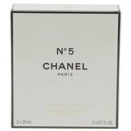 Chanel No. 5 Eau de Toilette refillable 20 ml + Nachfüllung 2 x 20 ml