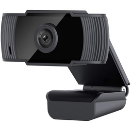 Somikon Full-HD-USB-Webcam mit Mikrofon,