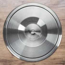 Relaxdays Einbaumülleimer 8 l Silber