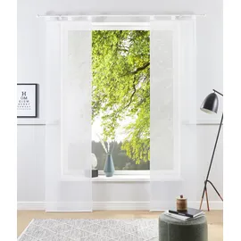 OTTO home Xanten Schiebegardine Schlaufen 57 x 265 cm weiß 2 St.