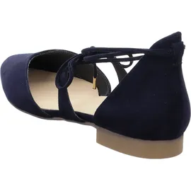 Paul Green Damen, SUPER Soft Ballerina, Frauen Riemchenballerinas,Abendschuhe,Slip-ons,Riemchen,knöchelriemchen,Ballerinen,(BLAU),39 EU / 6 UK