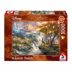 Schmidt Spiele Puzzle Disney, Bambi Thomas Kinkade, 1000 Puzzleteile bunt