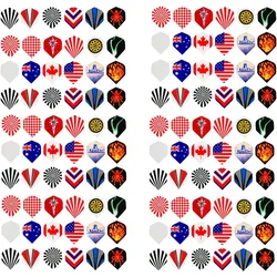 Kings Dart Dart Flights-Set bunt sans taille