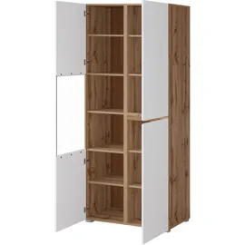 OTTO home Vitrine Cross 79,5 x 40 x 183,5 cm Weiß