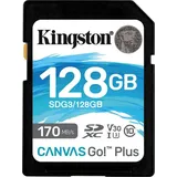 Kingston microSDXC Canvas Go! Plus 128 GB Class 10 UHS-I A2 V30 + SD-Adapter