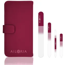 Ailoria CONTOUR PRIME Glas-Nagelfeilenset Magenta 